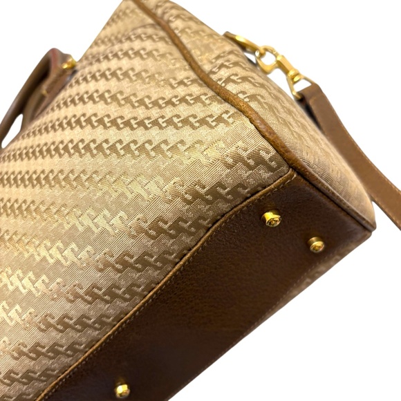 Gucci monogram vintage duffle Boston bag two way with strap - Picture 6 of 16